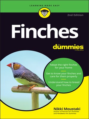 cover image of Finches For Dummies